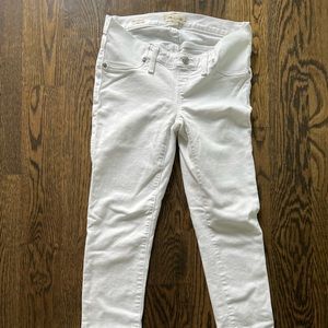 Madewell skinny side panel maternity jeans size 26